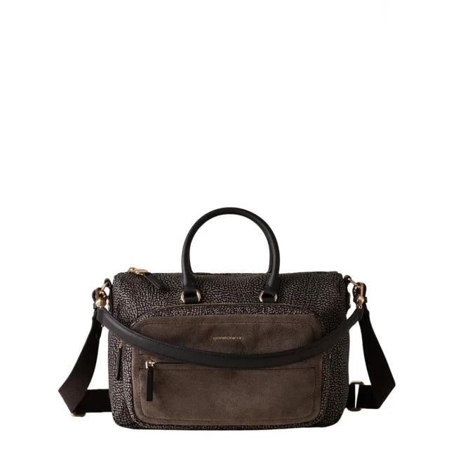 BORBONESE Bauletto Medium Camoscio
