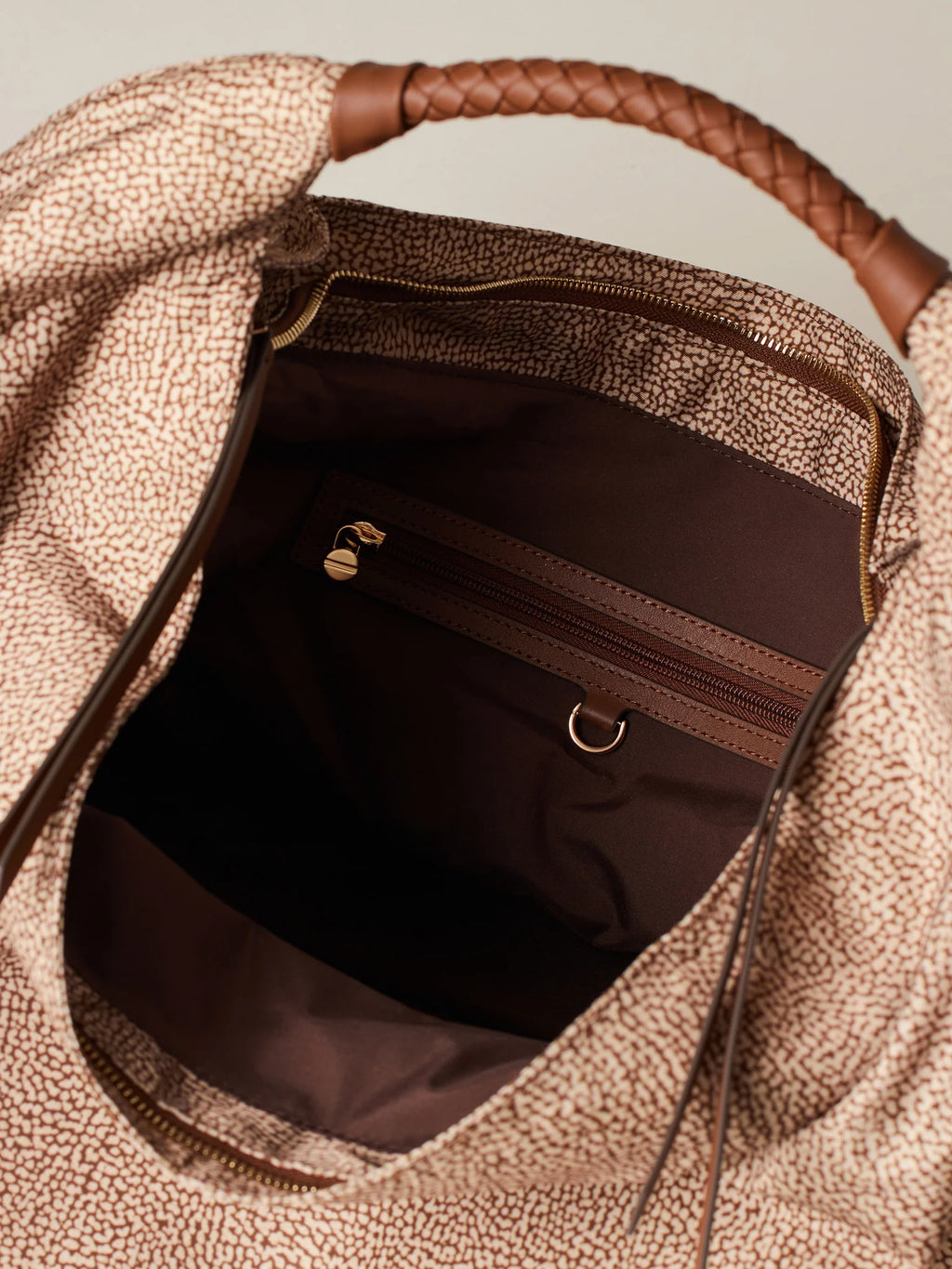 BORBONESE Borsa Hobo Large