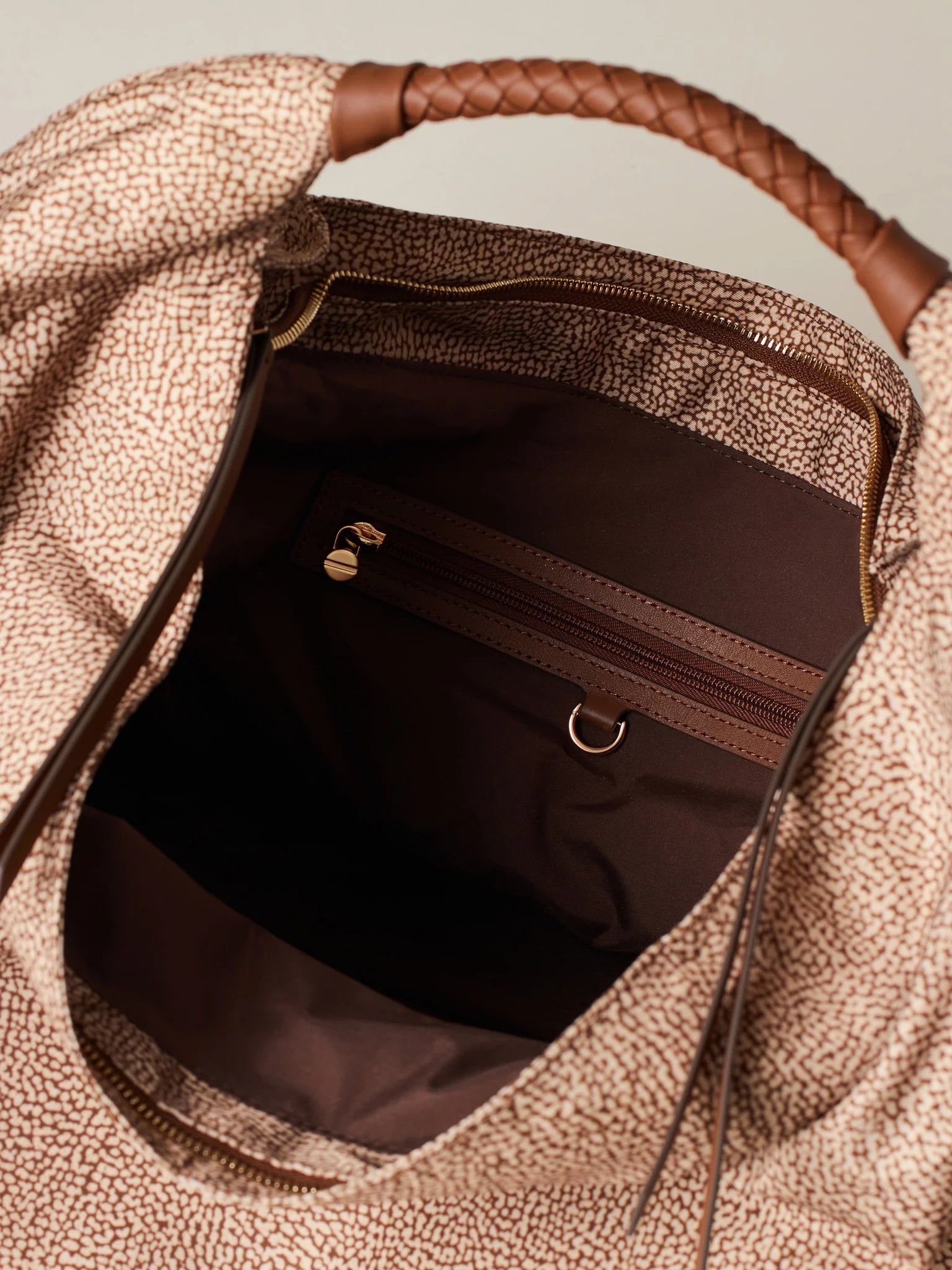 BORBONESE Borsa Hobo Large
