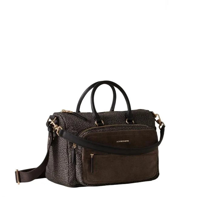 BORBONESE Bauletto Medium Camoscio