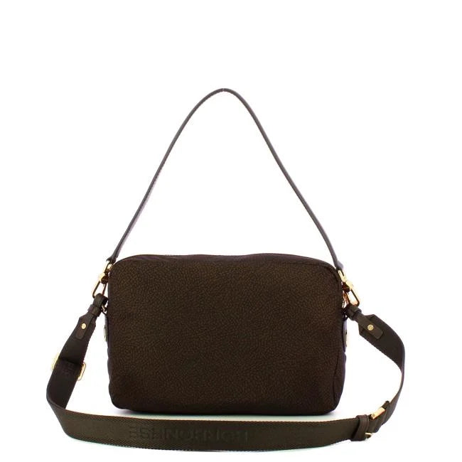 BORBONESE Camera Case Medium Camoscio