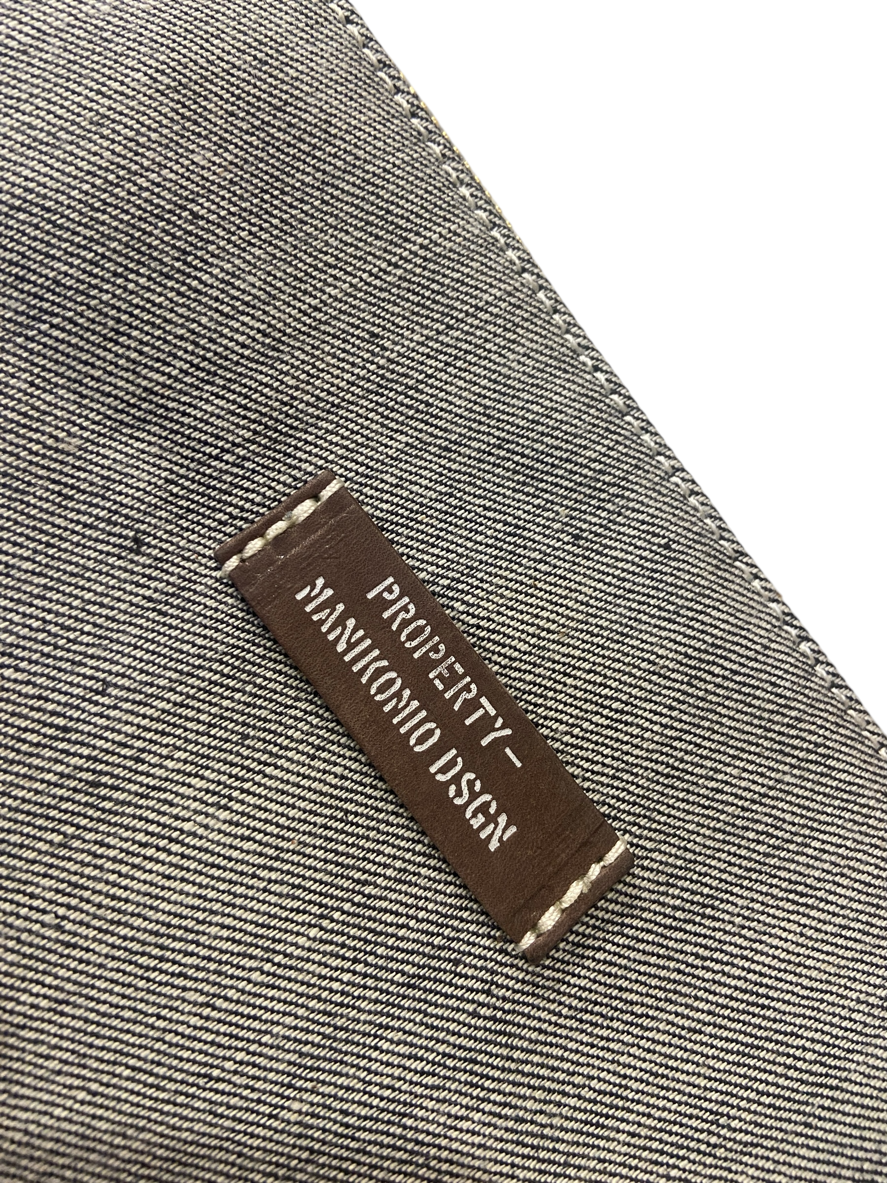 MANIKOMIO DSGN Shopping Cotton Stripe SPECIAL EDITION FORTE DEI MARMI  silver
