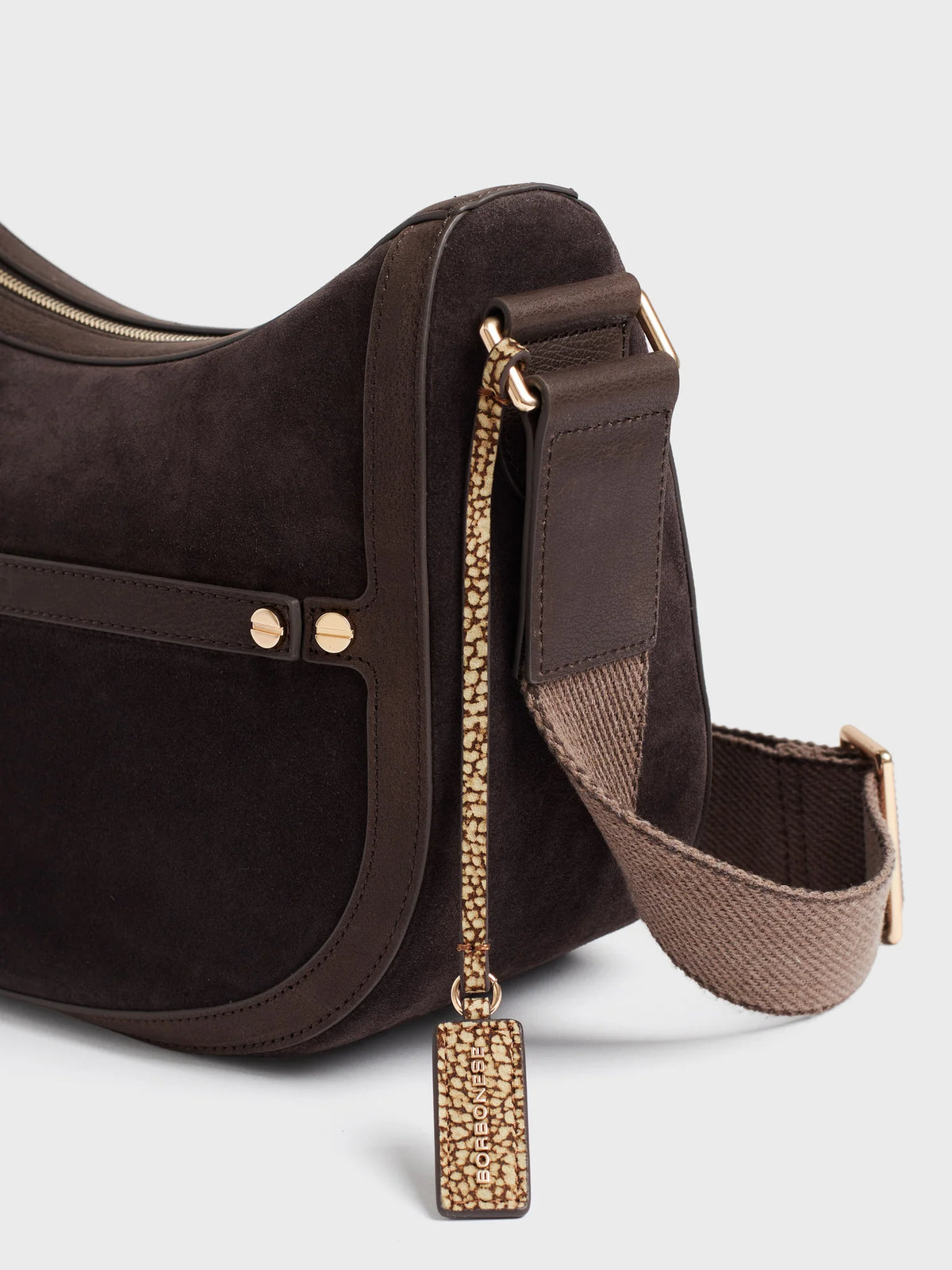 BORBONESE LUNA Small CAMOSCIO