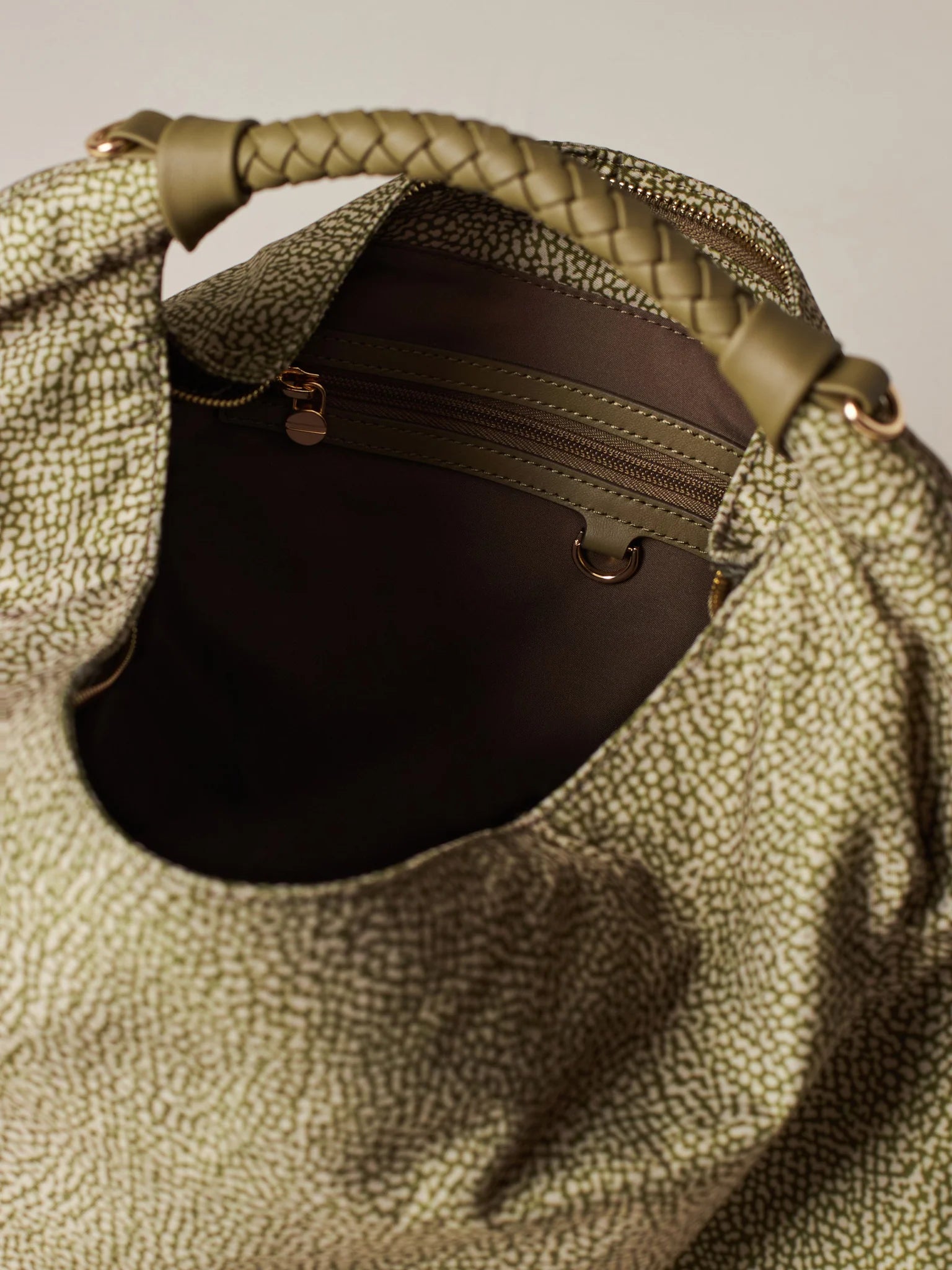 BORBONESE Borsa Hobo Medium