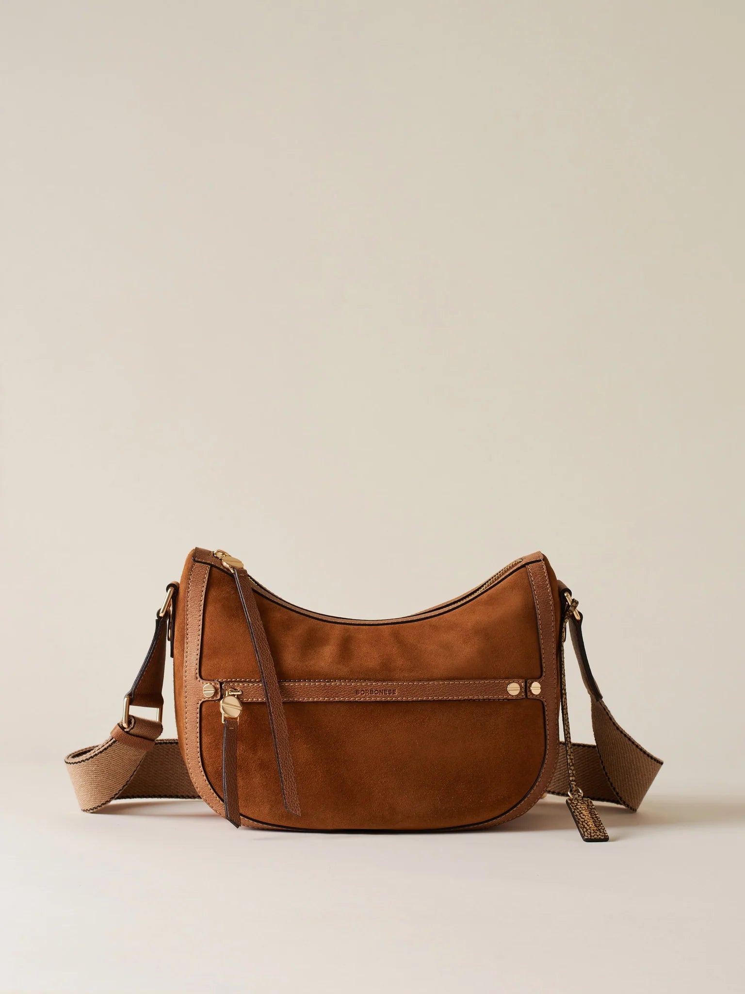 BORBONESE Luna Small Camoscio