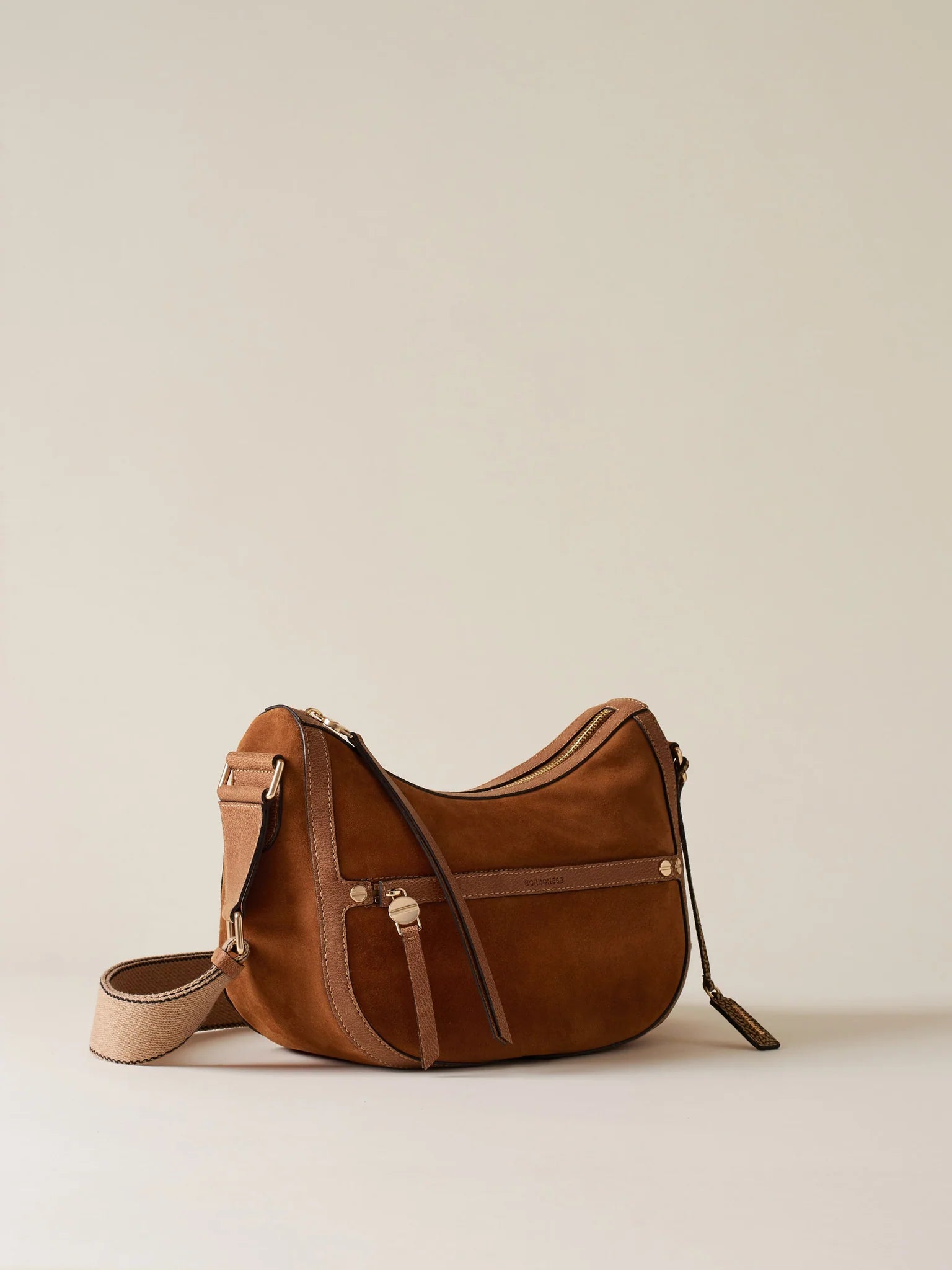 BORBONESE Luna Small Camoscio
