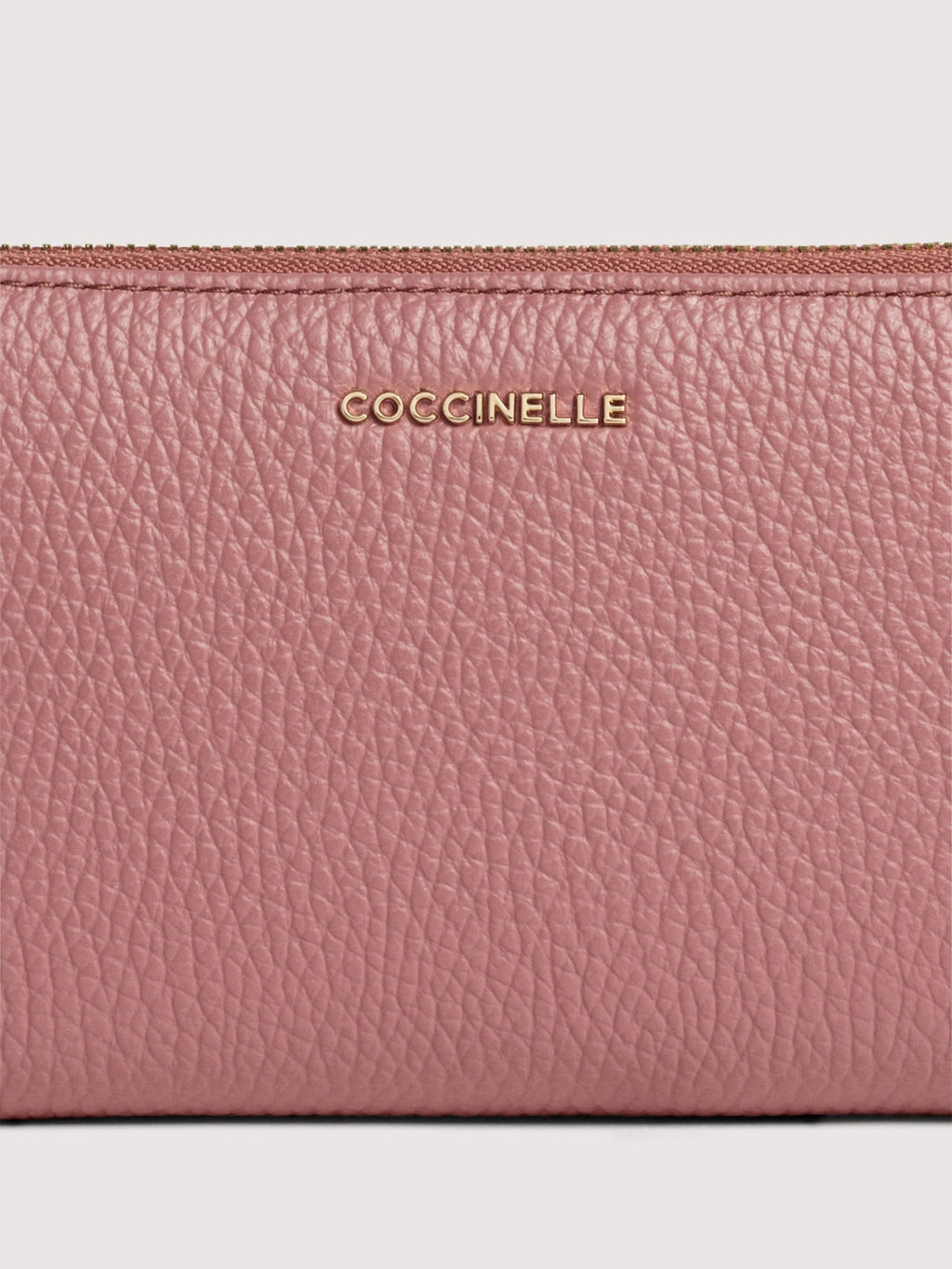 COCCINELLE METALLIC SOFT Zip Around Large